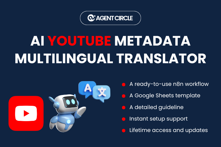 [n8n Workflow] AI YouTube Multilingual Metadata Translator